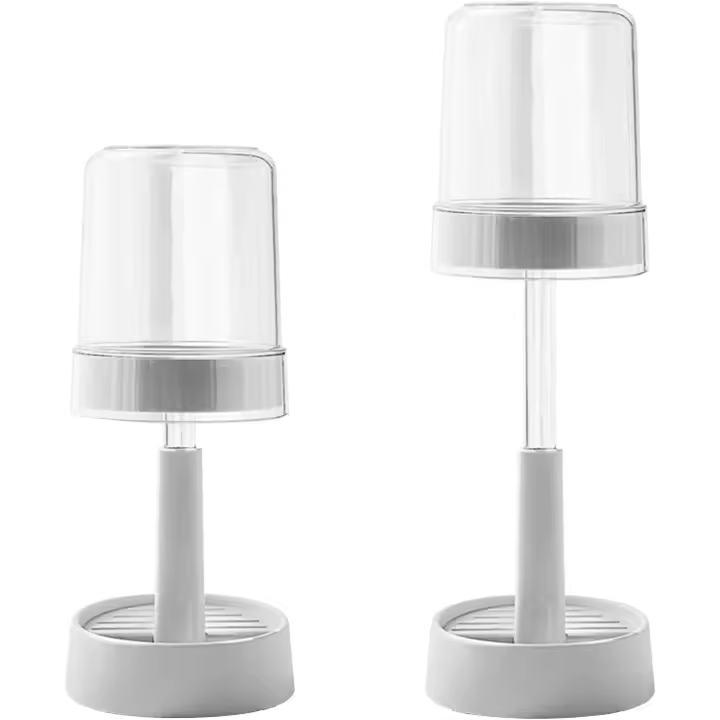 Soporte para cepillo de dientes con vaso/cubierta para cepillo de dientes, soporte para pasta de dientes para dientes de dientes normales y Eléctricos, Organizador de almacenamiento Dental - 1