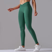 Leggings De Yoga Para Mujer Cintura Alta Levantamiento De Caderas Gimnasio Sin Costuras Pantalones De Deporte Fitness Running - details 48