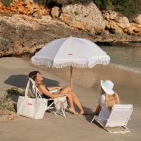 Flamingueo Silla Playa Ligera Plegable Asa para Transporte Tejido Poliéster y Aluminio Cojín Acolchado 62 x 51,5 x 49 cm - details 4