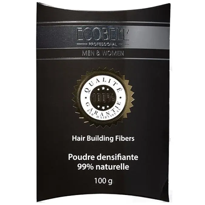 Ecobell Fibras Capilares Recarga 100 gr 02 Dark Brown Castaño Oscuro - 1