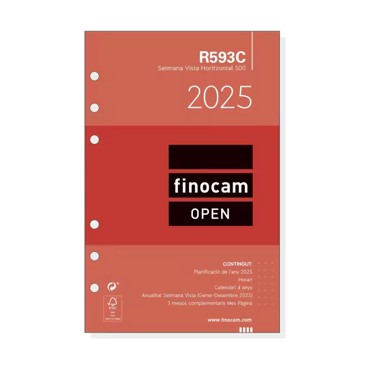 Finocam - Recambio Anual Open 2025 Enero 2025 - Diciembre 2025 (12 meses) Catalán - 1
