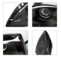 Fresadora Profesional De Vapor 2200W Con Placa De Cerámica Y Calentamiento Rápido Para Hogar Y Ropa Potencia 2200W Tiempo De Calentamiento 5min - details 6