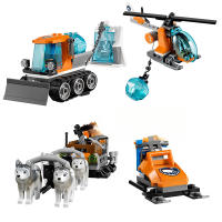 Bloques De Construcción De La Serie Ciudad Aventura Arktik Icebreaker Barco Motocicleta Avión Juguete De Bloques De Plástico Compatible Con Lego Regalo De Navidad Para Niños - details 4