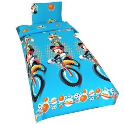 Funda Nórdica Mickey Infantil, Licencia 100% Oficial, Color Azul, 140 x 200 cm, New Import - Kiglam - 1
