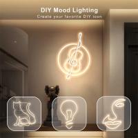 Luces RGB Para Juegos 16.4ft/5M De Neón Suave Para Mesas De Juegos Tira LED De Iluminación Con Soporte De Corte Para El Hogar - details 8