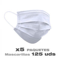 PACK 25 MASCARILLAS HIGIÉNICAS NO REUTILIZABLES COLOR BLANCO ORION91 - details 0