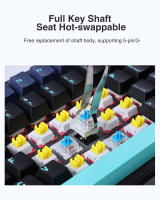 Teclado Mecánico AULA F87 Con 3 Modos De Conexión (2.4G/USB/Bluetooth) Teclado De Juego RGB Con Hotswap Y Gaskets 87 Teclas - details 11