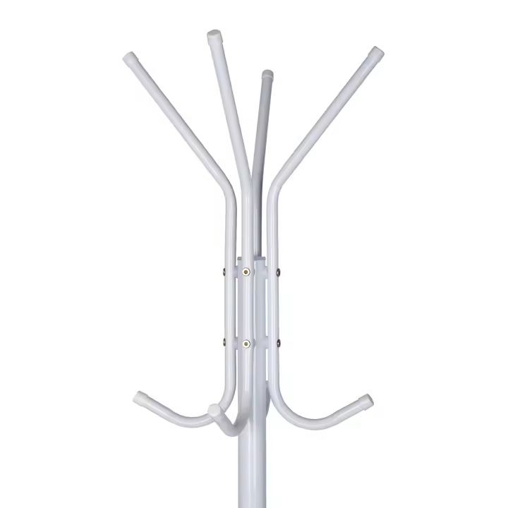 T-LoVendo Perchero de Pie Metálico, de Metal, para Pasillo, Entrada, para colgar Abrigos, Sombreros, Bolsos, 12 Ganchos, 3 patas, Dormitorio, Oficina - 1