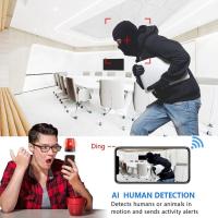 La cámara de seguridad ocultada radio de 4K Hd mini Wifi con el micrófono del App activó Secr interior/casero de la alarma - details 0