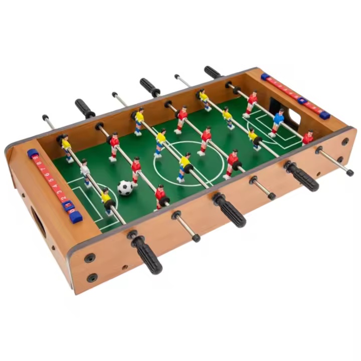 Wooden Table Top-Wooden Table Billiards-Wooden Table Air Hockey-Compact Games for Kids and Adults-1 vs 1 Table (BALL 2499) - 1