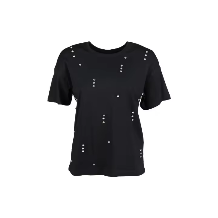 CAMISETA ONLY NEGRA BRILLOS ONLGABY - 1