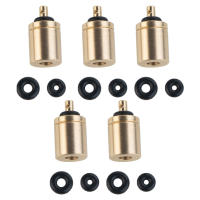 5 Pcs Adaptadores De Recarga De Gas Para Camping Al Aire Libre Con Conector De Estufa Y Anillos De Aro De Repuesto Metal Portátil - details 19
