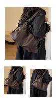 Bolso De Hombro Para Mujer De Gran Capacidad En Color Negro Suave De Cuero Bolsa De Compras Grande Bolsa Bandolera De Viaje - details 4