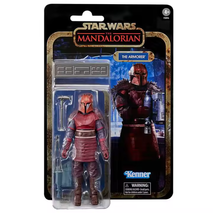 Figura The Armorer Star Wars The Mandalorian Vintage 15cmFigura  Coleccionable - Idea de Regalo- Mercancia Oficial - Juguetes para Niños y Adultos - Movies Fans - Muñeco para Coleccionistas y Exposición - 1