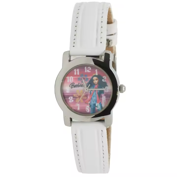 Barbie Be-98650  Reloj Para Para Niña Color Blanco - 1