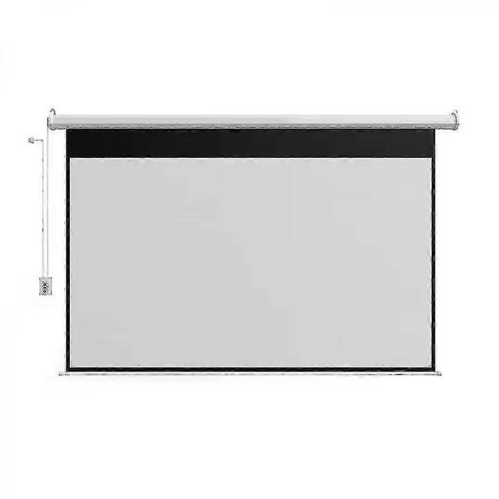 60 "Pantalla de proyector Blanca mate motorizada portátil-Exposición de Proyección automática con el montaje de La Parada/del Techo, telecontrol - 1