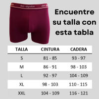 Don Algodon Pack 6 Calzoncillos Hombre Suaves y Transpirables | 6 Colores: Verde, Gris, Granate, Antracita, Negro, Azul - details 0