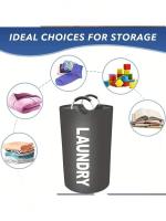 Cesta De Ropa Impermeable Con Manijas Padded - Hamper Colapsable Para Almacenamiento Facil Y Que Se Levanta Bien - details 2