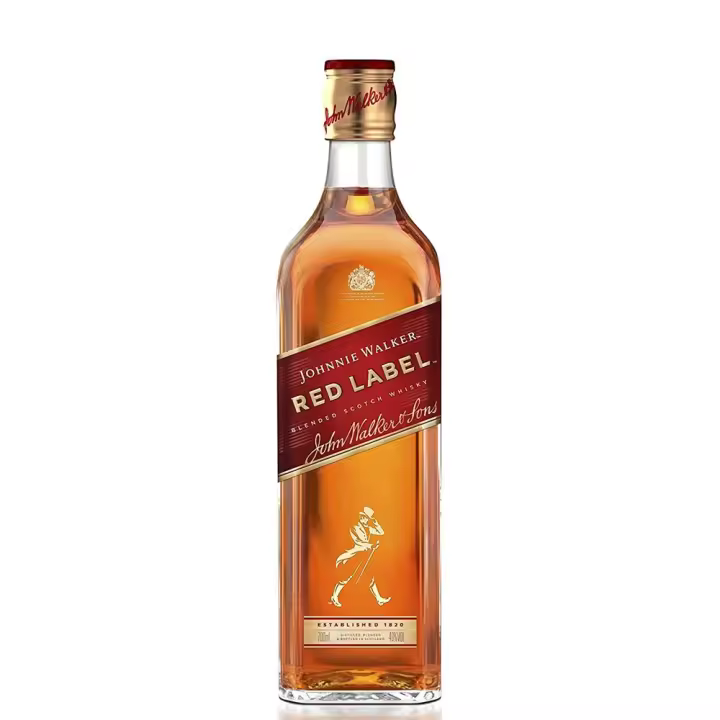Whisky Johnnie Walker Red Label - Botella 70 CL - Escocés Blended - 40% - 1