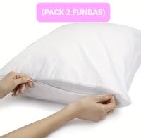JIMENÉZ HOME - Funda de Almohada Impermeable 100% Algodón Extra Suave con Cremallera. - details 1