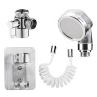 Divertor De Grifo Portátil 1pc Para Baño Y Cocina Adaptador De Ducha Ajustable Set De Divertor De Grifo - details 6