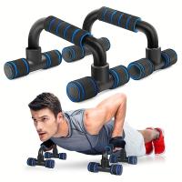 Soporte De Push-Up En I Y H Con Espuma Para Entrenamiento De Músculo C.H. Fortalecimiento De Los Braza  Equipamiento De Gimnasio - details 0