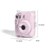 Funda Transparente Para Fujifilm Instax Mini 12 Con Correa De Hombro Y Estuche De Almacenamiento Con Pegatinas Lindas Accesorio De Cuidado Para Cámara Instantánea - details 5