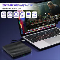 Disco Óptico Externo BD-Combo USB3.0 Type-C Para PC Portátil Y Mac Burner De CD DVD Multifuncional Compatible Con Windows 10 11 - details 2