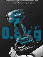Driver De Impacto Sin Cable Makita 18V DTD173 Herramienta Eléctrica Multifuncional Para El Hogar Sin Batería Potencia Motor Sin Escobillas - details 4