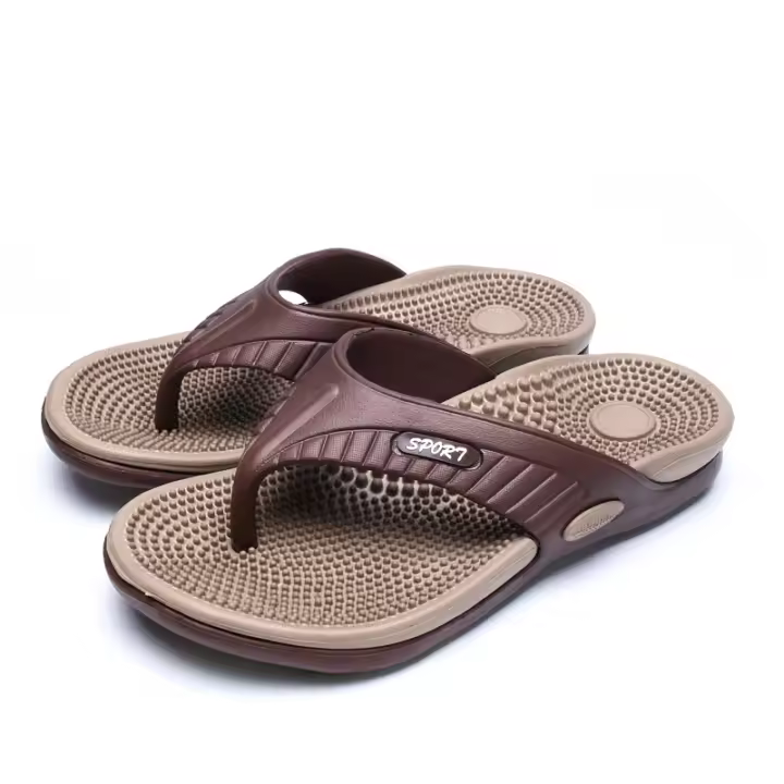 YRZL Sandalias De Playa Para Hombre Con Masaje Granulada Cómodas Casuales Para El Hogar Y Baño Zapatos De Verano EVA - 1