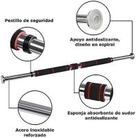 Barra dominadas ajustable, Barra dominadas marco de puerta, Barra de tracción Fitness, barra de dominada para entrenamiento de fuerza, Soporta 150Kg, Ancho ajustable de 80 cm a 130 cm， 60 cm a 100 cm - details 3