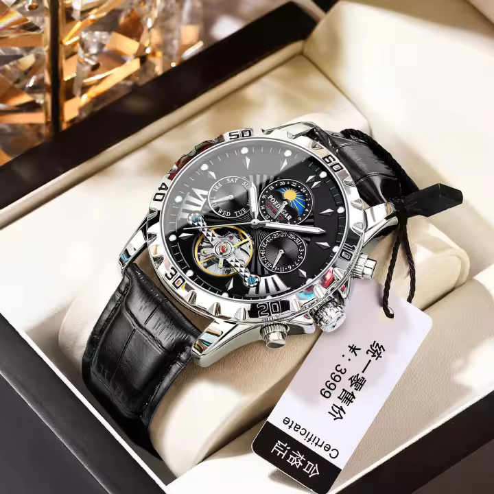 Reloj mecánico automático de marca para hombre, nuevo reloj luminoso resistente al agua. - 1
