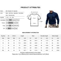 Camiseta Deportiva De Hombre Con Cuello En V Y Manga Larga Para Fitness Y Senderismo Quick-Dry Camiseta De Verano Para Hombres - details 0