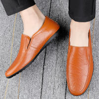 Zapatos Casuales Para Hombre Hechos a Mano Cuero Genuino Mocasines Comodidad Transpirables Para Exterior Talla Verdadera - details 12