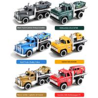 Modelo De Coche De Acción a Escala 1:60 Estático Con Sonido Y Luz Vehículo De Retroceso Para Juguete Colección De Niños Juguetes De Metal YBC - details 1