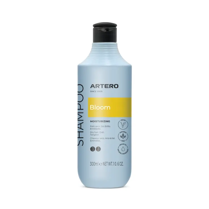 Artero Bloom. Champú para Perros con Aceite de Argán, Ideal para Perros de Pelo Largo, seco o dañado. Aporta Brillo, suavidad y nutrición sin resecar la Piel. Super Hidratante. - 1