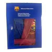 Albornoz de rizo del FC Barcelona 100% algodón 400 gr/m2 - Licencia Oficial - Niños y adultos - Incluye cinturón y bolsillos - Suave y absorbente - Regalo perfecto para seguidores del club - Presentación en caja. - details 4