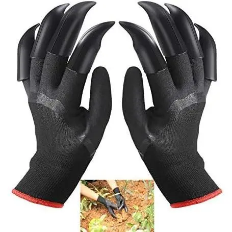 Guantes de jardinería con garras, guantes Genie para jardinería doméstica, rápidos y fáciles de cavar y plantar plantas de vivero, el mejor regalo para jardineros - 1
