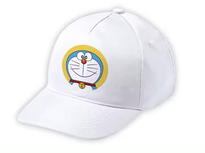 GORRA BLANCA NIÑO GATO AZUL SERIE NIÑOS ANIME DIBUJOS blanca kid cap doraemon novita cosmico super guerrero sagaandroides - 1