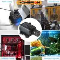 Bomba De Agua Submersible Sin Escobillas Ultra Silenciosa USB DC5V 4.8W Para Acuario Circulación 300L/H Elevación 300cm Resistente Al Agua - details 11