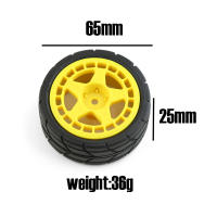 Pneumáticos De Carreras RC RS Para Carrocería En Carretera Adecuados Para 1/10 Tamiya TT01 TT02 XV01 TA06 PTG-2 HPI HSP KYOSHO Chevrolet C3 Ruedas De Plástico - details 0