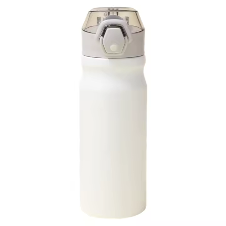Botella de Agua Deportiva de 550ml Sin BPA Boquilla para Deportes Con Texto Motivacional Botella de Agua Prueba de fugas, Botella Deportiva Tritan de Plástico Sin BPA, Botella Motivacional para Hogar y Exterior termo (LD550) - 1