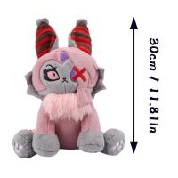 Muñeco De Peluche Hazbin Hotel Divertido Alastor Charlie Vaggie Adam Meow Suave Relleno De Algodón Regalo De Cumpleaños Para Niños - details 6