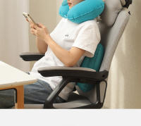 Almohada De Cuello Inflable Para Camping Y Viajes U-Cuadrado Portátil Y Plegable Para Coche Y Avión Almohada De Cuello Con Anillo Inflable - details 4