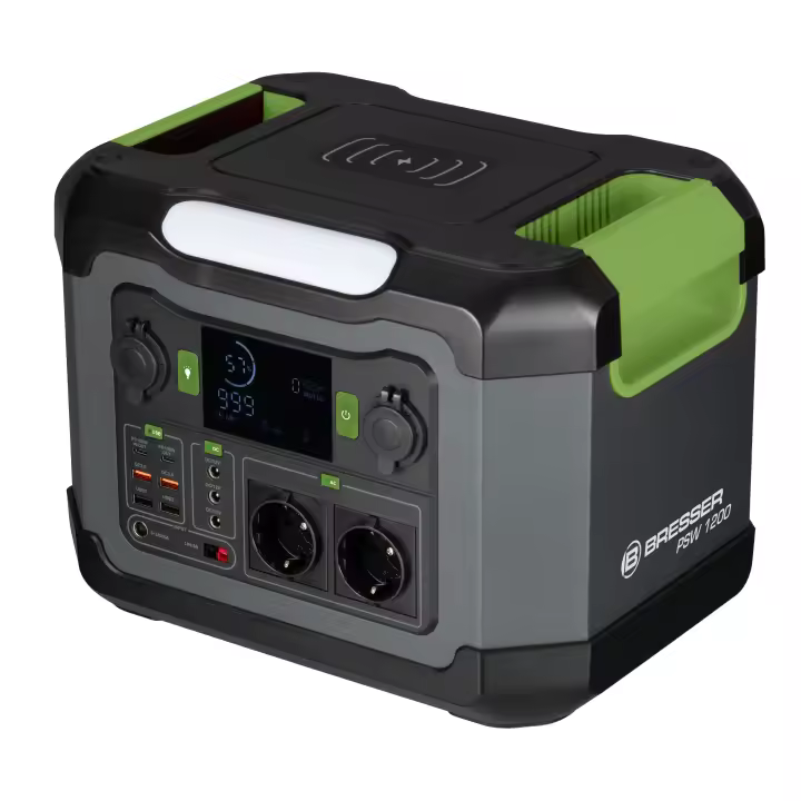 Batería Externa Portátil de 1200 W BRESSER-Powerbank, Camping, Viajes - 1