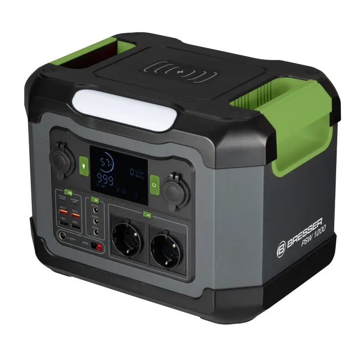 Batería Externa Portátil de 1200 W BRESSER-Powerbank, Camping, Viajes - 1