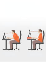 Soporte Ergonómico Para Monitor Y Teclado Organizador De Escritorio Con Almacenamiento Plástico Blanco Y Negro 12 Pulgadas - details 2