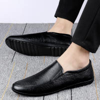 Zapatos Casuales Para Hombre Hechos a Mano Cuero Genuino Mocasines Comodidad Transpirables Para Exterior Talla Verdadera - details 7