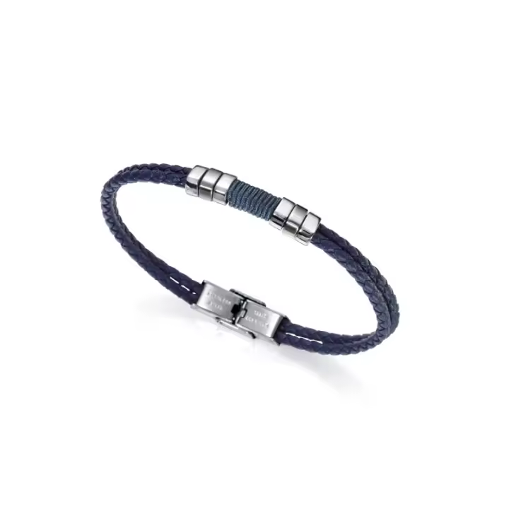 Pulsera Viceroy Caballero Acero Y Piel 6456p01013 - 1