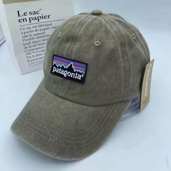 Gorra de béisbol patagónia lavada con agua, gorra de golf, gorra de pato, gorra de protección solar casual al aire libre - 1